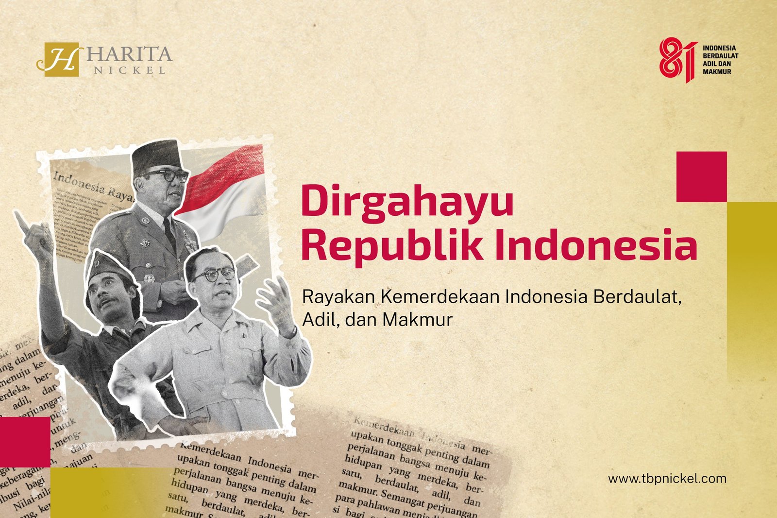 Harita Nickel Mengucapkan Dirgahayu Republik Indonesia ke-81 Tahun 2026