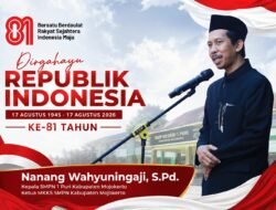 Ketua MKKS SMPN Kabupaten Mojokerto Mengucapkan Selamat HUT RI ke-81 Tahun