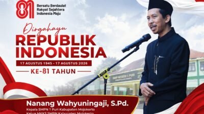 Ketua MKKS SMPN Kabupaten Mojokerto Mengucapkan Selamat HUT RI ke-81 Tahun