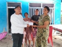 Wujud Kepedulian, PT IMM Salurkan Santunan Duka ke Warga Desa Yaba Halsel