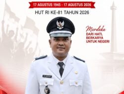 Kepala Desa Kembang Seri Baru, Maro Sebo Ulu, Batanghari Mengucapkan Dirgahayu RI ke-81 Tahun