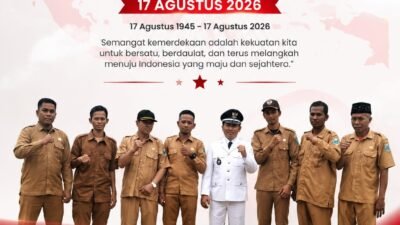 Kepala Desa Sungai Ruan Ulu, Maro Sebo Ulu, Batanghari Mengucapkan Dirgahayu RI ke-81 Tahun