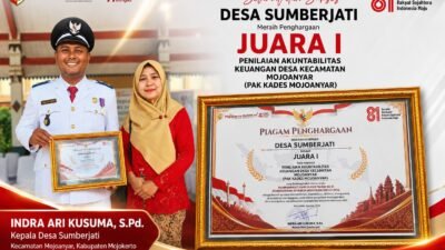 Alhamdulillah Juara 1, Ini Resep Kepala Desa Sumberjati Bikin Keuangan Desa Transparan Hingga Diakui se-Kecamatan Mojoanyar