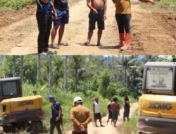PT IMM Turun Tangan Perbaiki Jalan dan Saluran Air di KM 04 Yaba, Ekonomi Warga Dioptimalkan