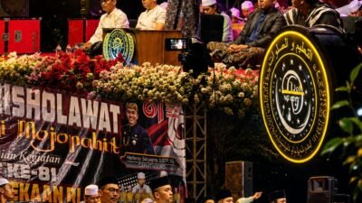 Ribuan Warga Ngoro Tumpah Ruah, Pemkab Mojokerto Gelar "Jogo Bumi Mojopahit" Sambut Maulid dan HUT RI ke-81
