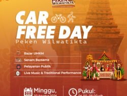 Car Free Day di Jalan R.A. Basuni Sooko Mojokerto, Minggu 30 Agustus 2026