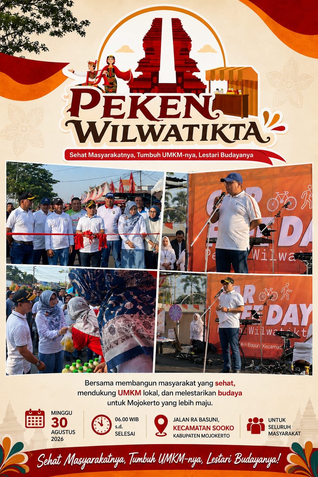 CFD Kabupaten Mojokerto Hadir dengan Konsep Ruang Publik Terpadu, Target Gerakkan Ekonomi dan Tarik Wisatawan