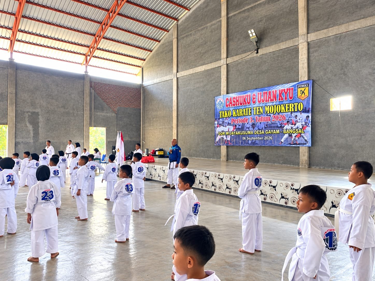 168 Karateka Mojokerto Digembleng di Gashuku, 60 Atlet Diproyeksikan ke UNESA Cup
