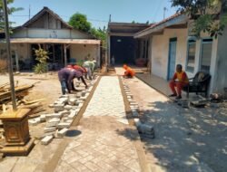 Dapat Suntikan Dana dari Provinsi, Pemdes Grudo Ngawi Kebut Perbaikan Jalan Lingkungan