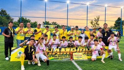 SMAN 1 Ngoro Jombang Juara Zona 6 Turnamen Bahlil Mini Soccer