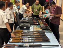 Perketat Keamanan, Intelkam Polresta Bandar Lampung Cek Inventaris Senjata Api di Lapas Kelas I Bandar Lampung