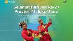 Harita Nickel Mengucapkan Selamat Hari Jadi ke-27 Provinsi Maluku Utara