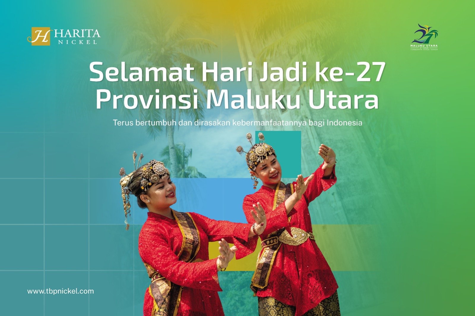 Harita Nickel Mengucapkan Selamat Hari Jadi ke-27 Provinsi Maluku Utara
