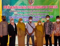 Kaur Keuangan Desa Kedunggede dan Kepala Dusun Kedunggede Resmi Dilantik