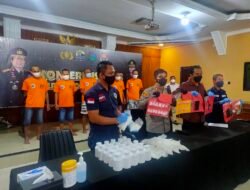 Polresta Mojokerto Amankan 110,9 Gram Sabu, 91 Butir Ekstasi dan 25.350 Double L