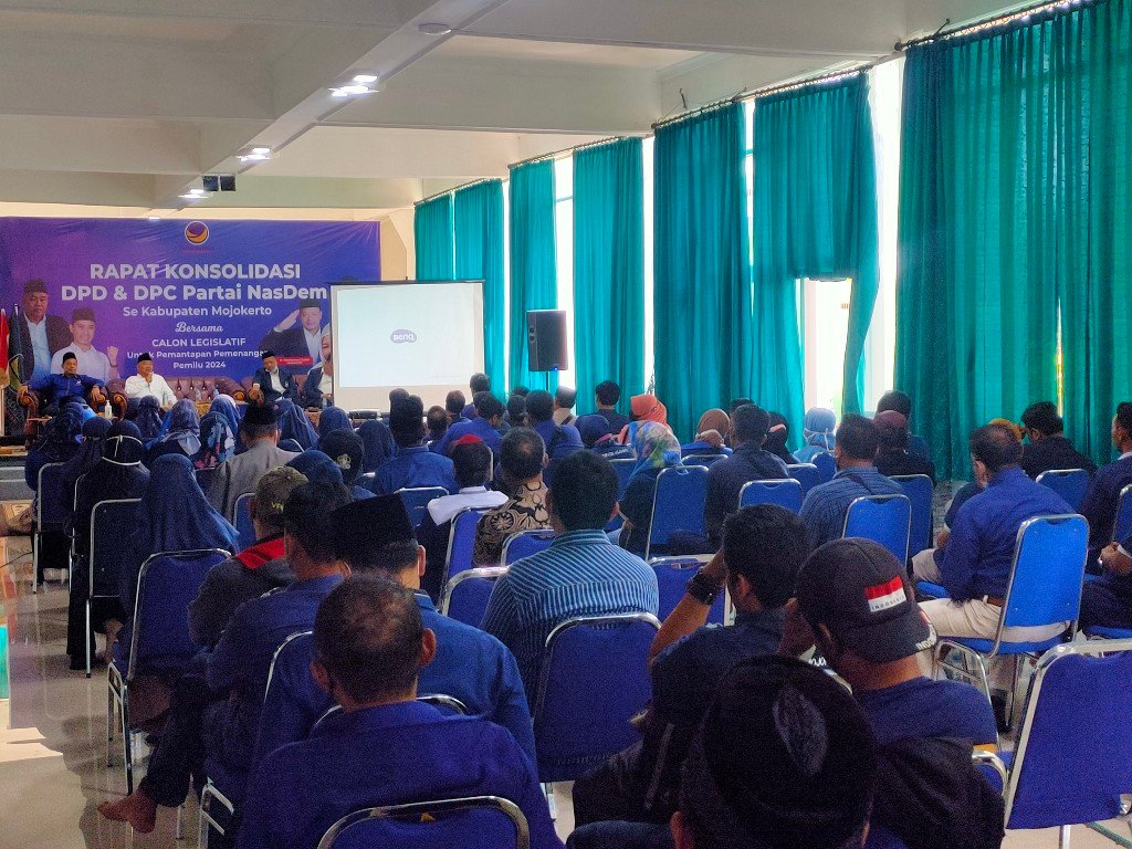 Pencapaian E-KTA Capai 91 %, NasDem Mojokerto Gelar Konsolidasi dengan 12 Caleg