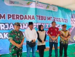 Tanam Perdana Tebu, PTPN X Kerjasama dengan Kejati Jatim untuk Antisipasi Penjarahan