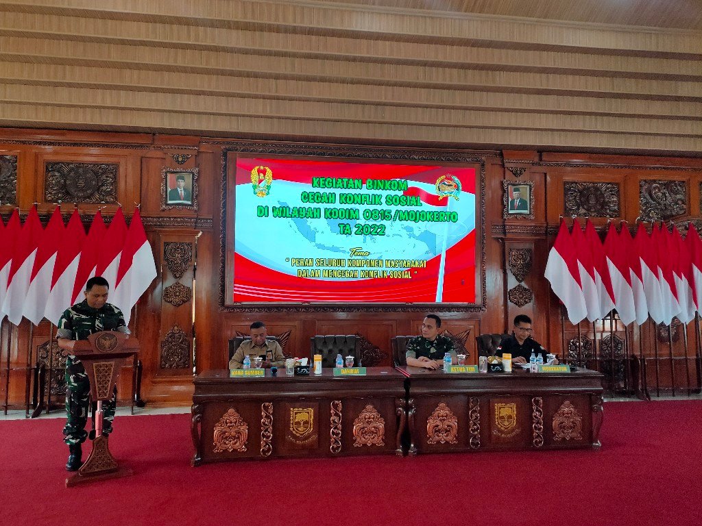 Galian Ilegal Mojokerto Jadi Topik Menarik di Acara Binkom Kodim 0815/Mojokerto
