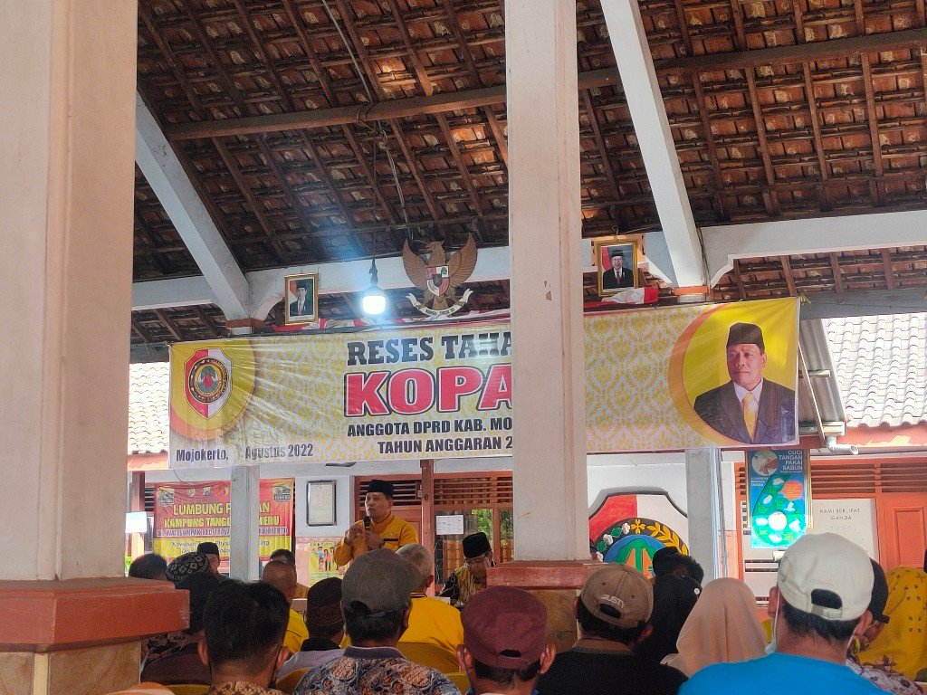 Saat Reses di Watesumpak, Cak Kopan Kritisi Silpa Dinas Pendidikan Kabupaten Mojokerto