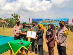 Upacara Penutupan TMMD Imbangan Ke-114 Tahun 2022, Dandim 0815/Mojokerto Tekankan Semangat Gotong Royong