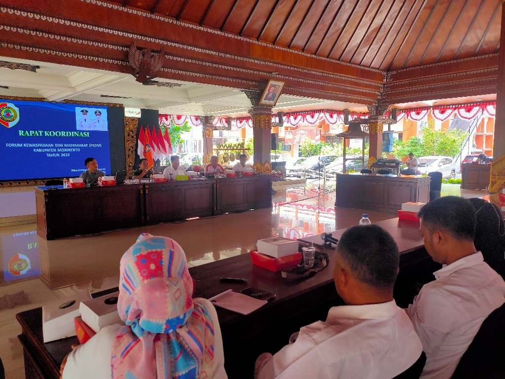 Ada 3 Desa Rawan Saat Pilkades 2022, Bakesbangpol Mojokerto Adakan Rakor dengan FKDM
