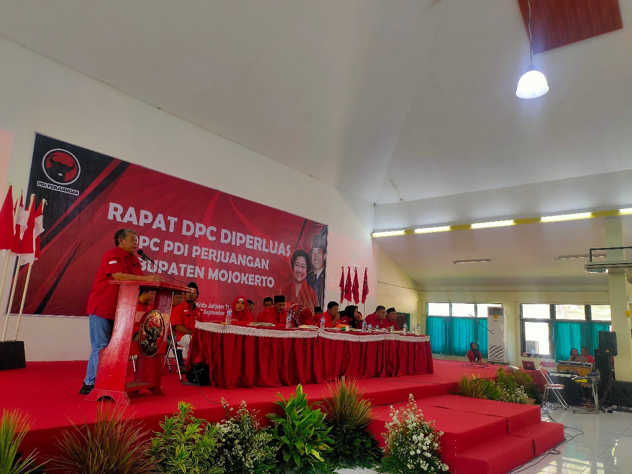 Rapat DPC PDIP Kabupaten Mojokerto Diperluas, Ketua DPD PDIP Jatim Sebut Semua Jadi Kawan Semua