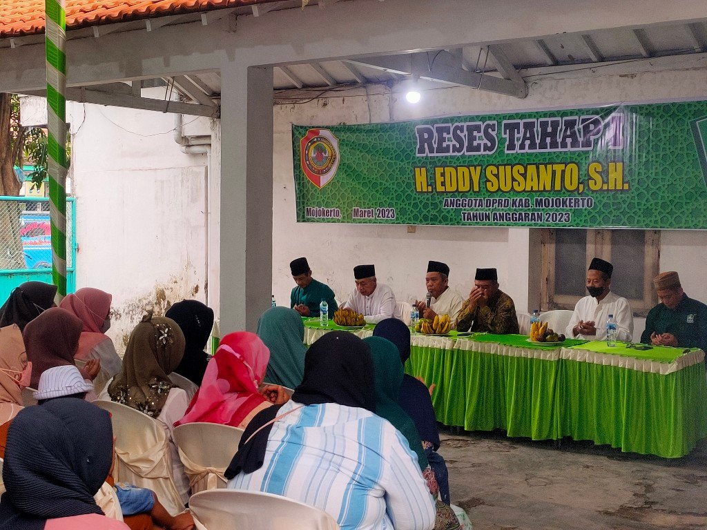 Pokir DPRD Mojokerto Eddy Susanto Bisa Dirasakan Masyarakat Luas