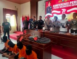 Pencurian Kabel Merajalela di Mojokerto, Tersangka Dihadiahi Timah Panas