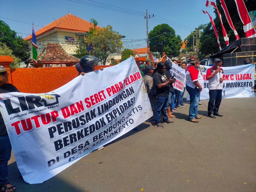Sekda LIRA Mojokerto: Galian C Ilegal di Desa Bendung Harus Ditutup