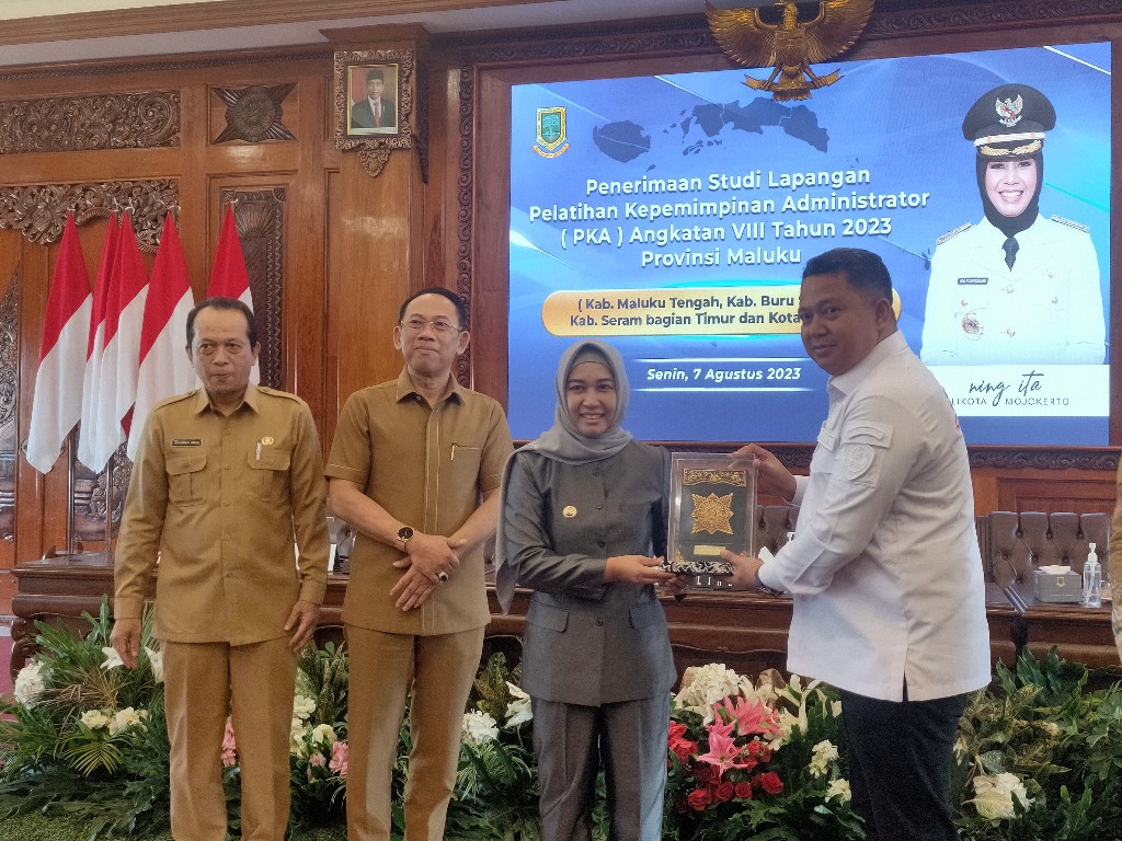 Wali Kota Mojokerto Terima Kunjungan BPSDM Provinsi Maluku