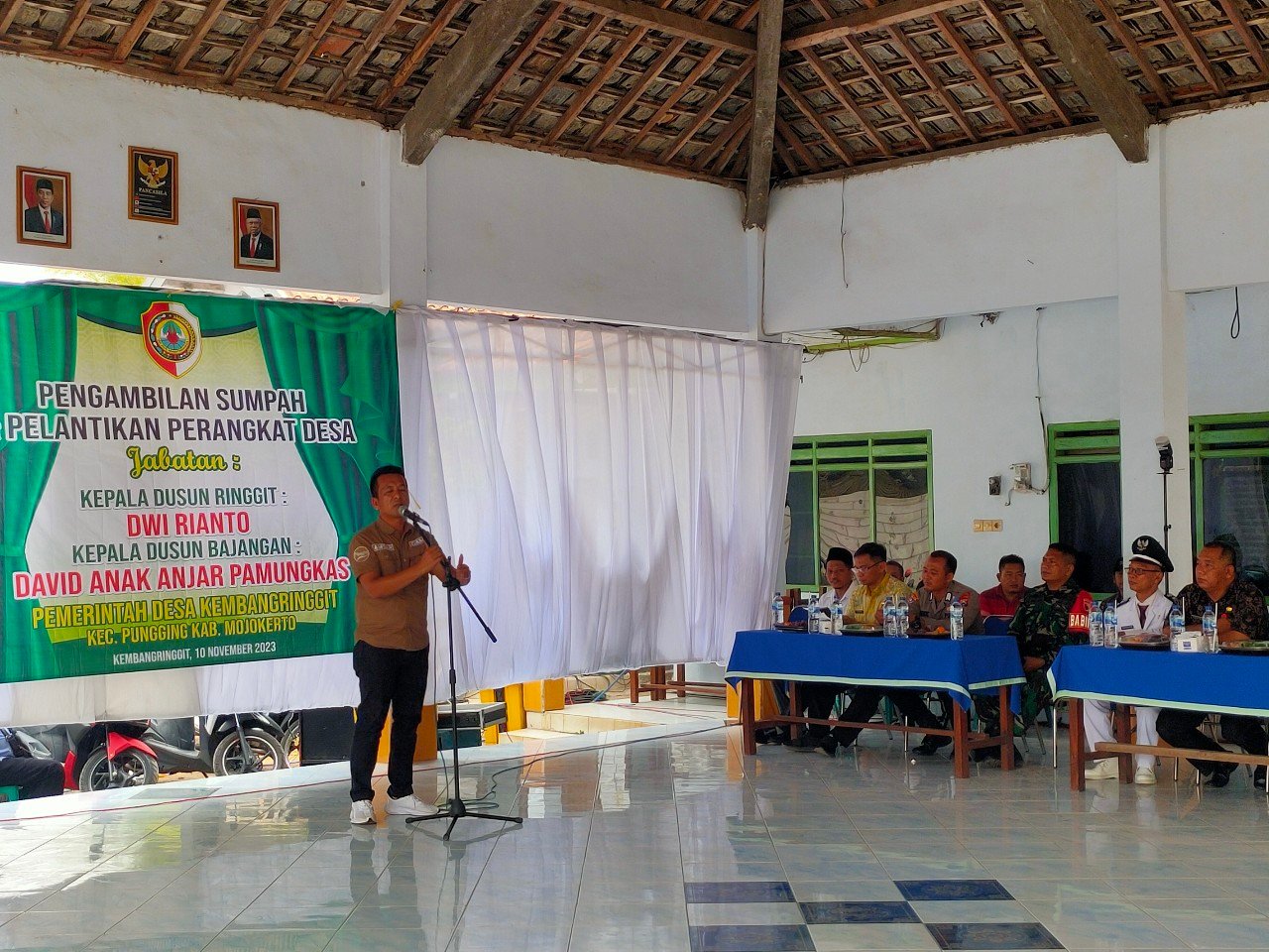 Penuhi Target PBB, Kades Kembangringgit Lantik Kepala Dusun Ringgit dan Kepala Dusun Bajangan
