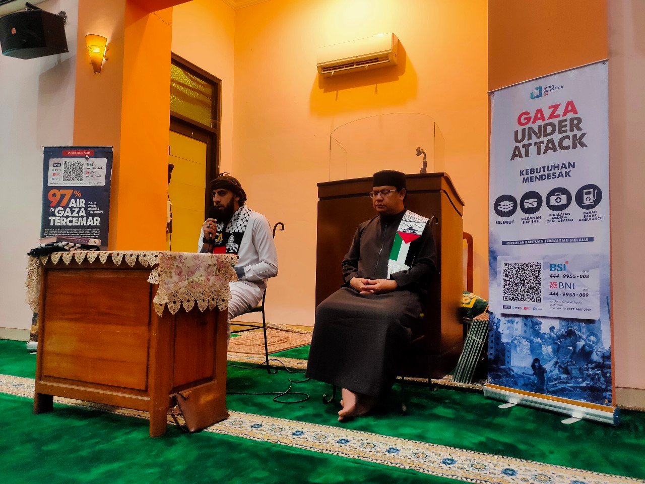 Amal Cinta Al Aqsa Adakan Kajian Baitul Maqdis Bersama Syeikh Annas Jabeer di Mojokerto