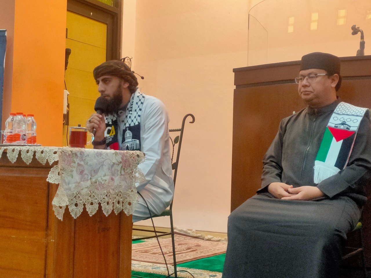 Amal Cinta Al Aqsa Adakan Kajian Baitul Maqdis Bersama Syeikh Annas Jabeer di Mojokerto