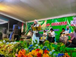 Ruwah Desa, Pemdes Ngoro Gelar Pengajian Bersama K.H. Abdul Muthalib (Kerah Sakti)