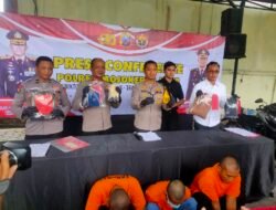 Polres Mojokerto Kota Tangkap 3 Pelaku Curanmor dan Amankan 10 Sepeda Motor