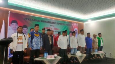 Jelang Pilkada Mojokerto, 13 Parpol Deklarasikan Mubarok