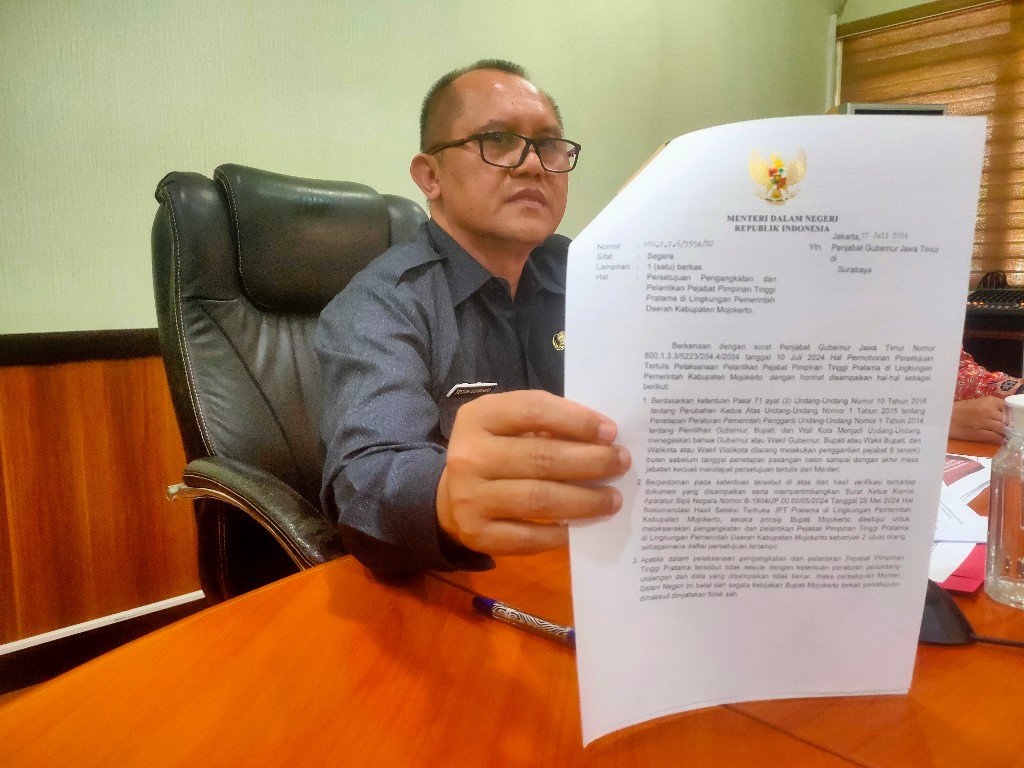 Dituding Mutasi Salah Prosedur, Sekdakab Mojokerto Bantah Pernyataan Kiai Asep