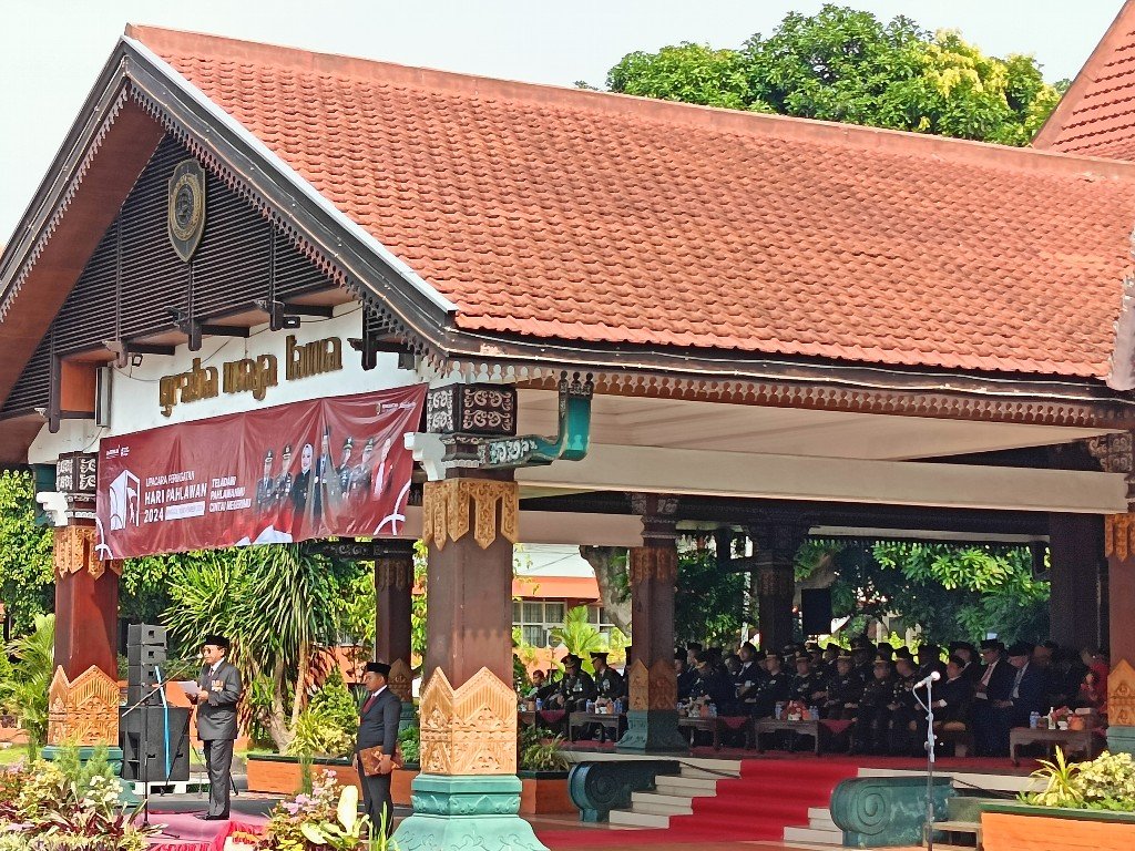 Pemkab Mojokerto Gelar Upacara Peringatan Hari Pahlawan Tahun 2024