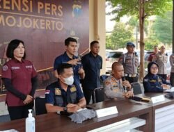 Polres Mojokerto Sampaikan Hasil Penyelidikan Kejadian Ledakan di Desa Sumolawang