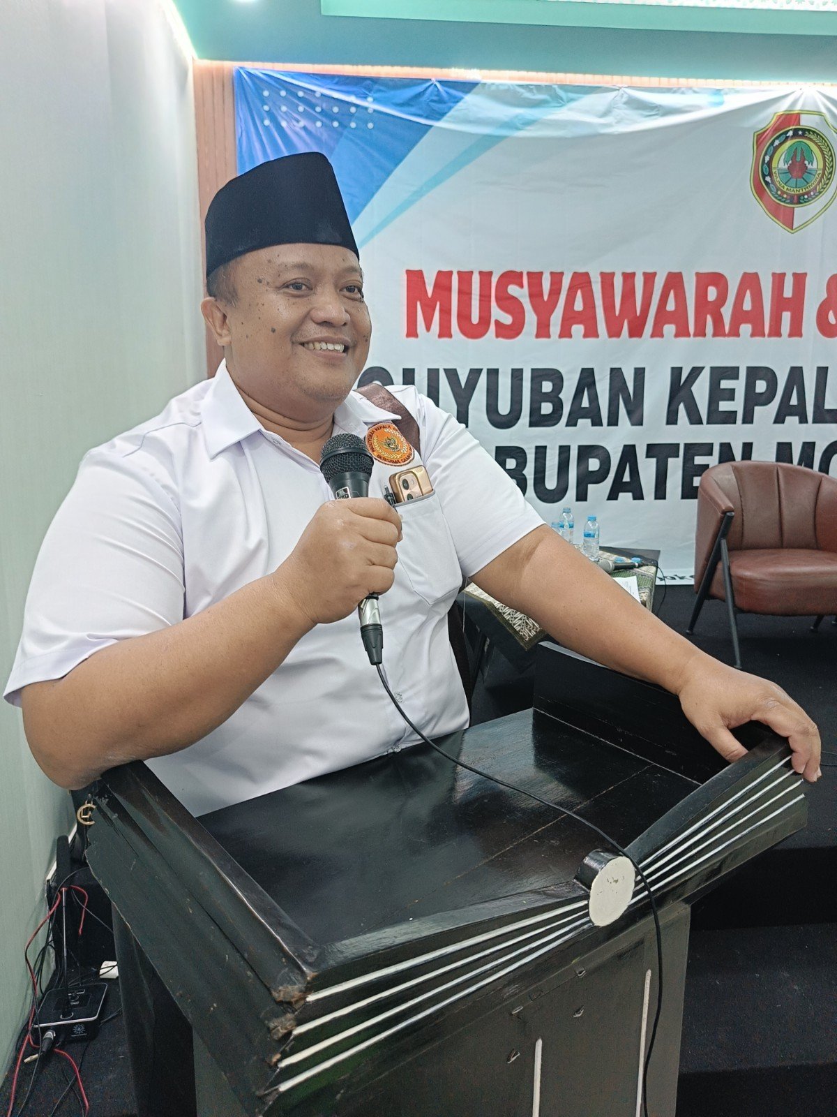 Kepala Desa Leminggir Berharap Ketua PKD Kabupaten Mojokerto Bisa Rangkul Semua Elemen Kepala Desa