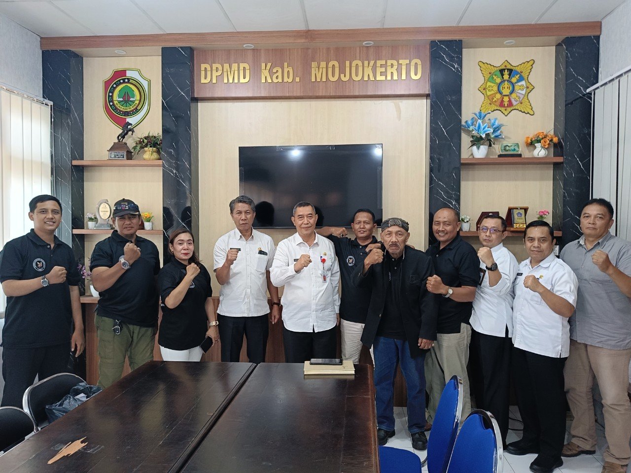 Setelah Audiensi dengan Dispendik, PWMR Audiensi dengan DPMD dan Diskominfo Kabupaten Mojokerto