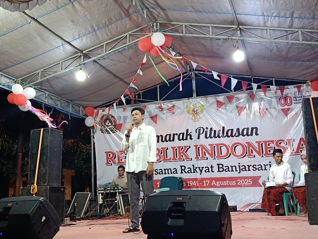 Rakyat Banjarsari Gelar Tasyakuran HUT ke-80 RI