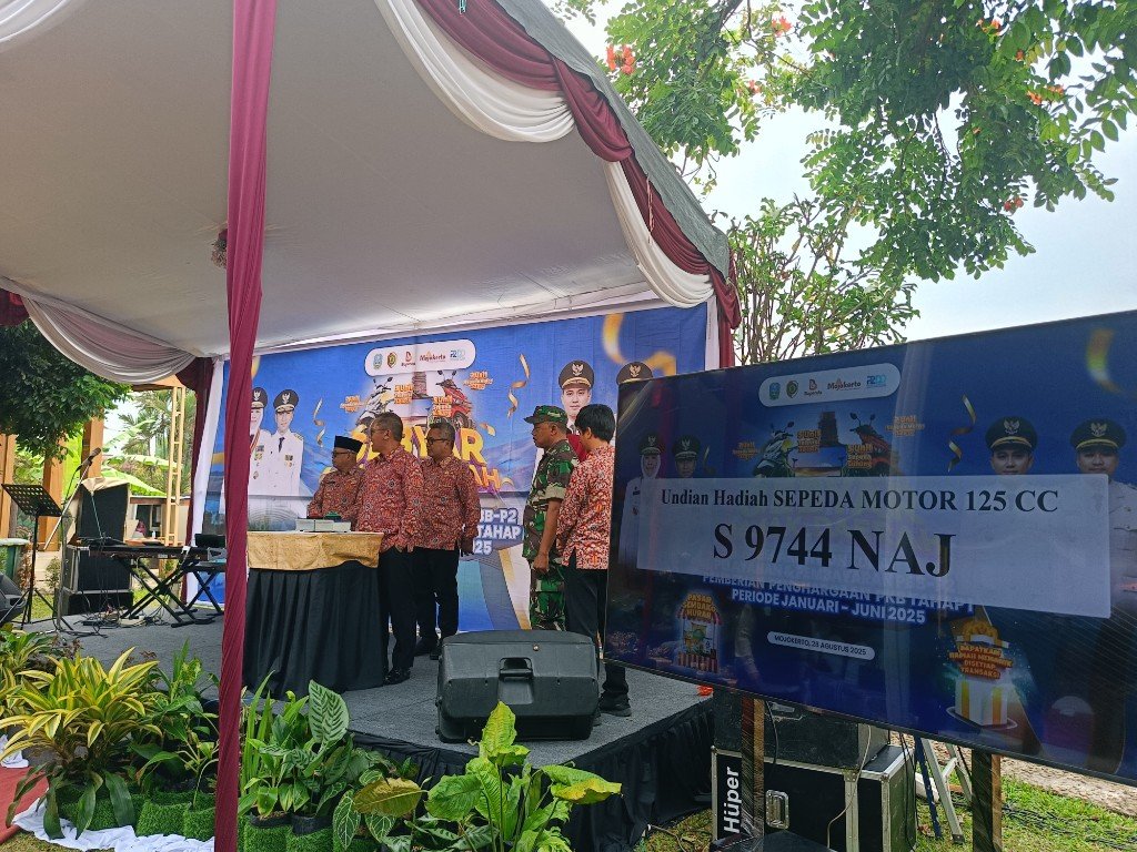Bapenda Kabupaten Mojokerto Gelar Gebyar Pajak Undian Pajak Kendaraan Bermotor