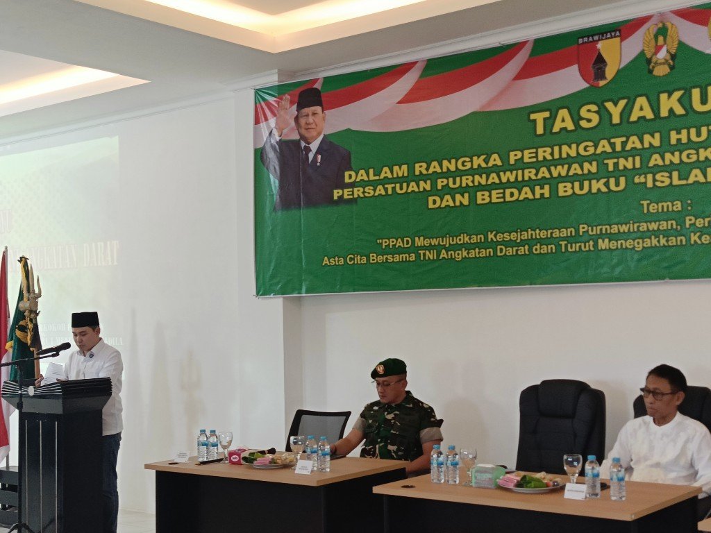 Tasyakuran HUT PPAD Kabupaten Mojokerto Diwarnai Bedah Buku Islam Ala Prabowo