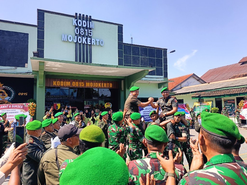 Letkol Inf Abi Swanjoyo Resmi Jabat Dandim 0815/Mojokerto