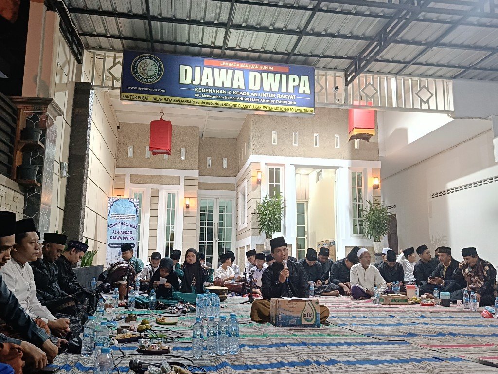 Hadi Purwanto Gelar Doa Bersama dan Perkenalkan Pengurus Grup Selawat Al Haddad Djawa Dwipa