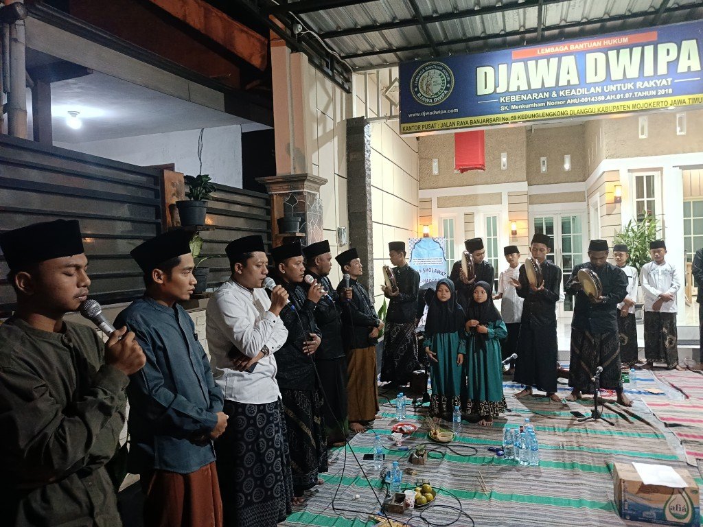 Hadi Purwanto Gelar Doa Bersama dan Perkenalkan Pengurus Grup Selawat Al Haddad Djawa Dwipa