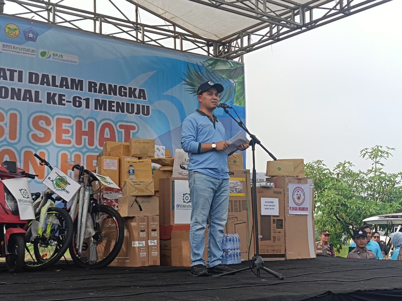 Dinkes Kabupaten Mojokerto Peringati HKN ke-61 di RTH Sidorejo Surya Park