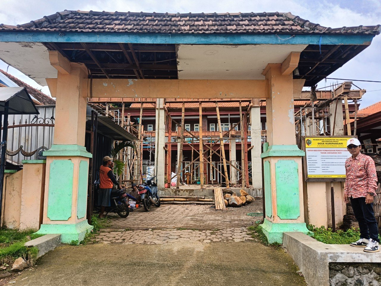 Pendopo Desa Kuripansari Segera Terwujud, Wujud Nyata Kepedulian Pemkab Mojokerto