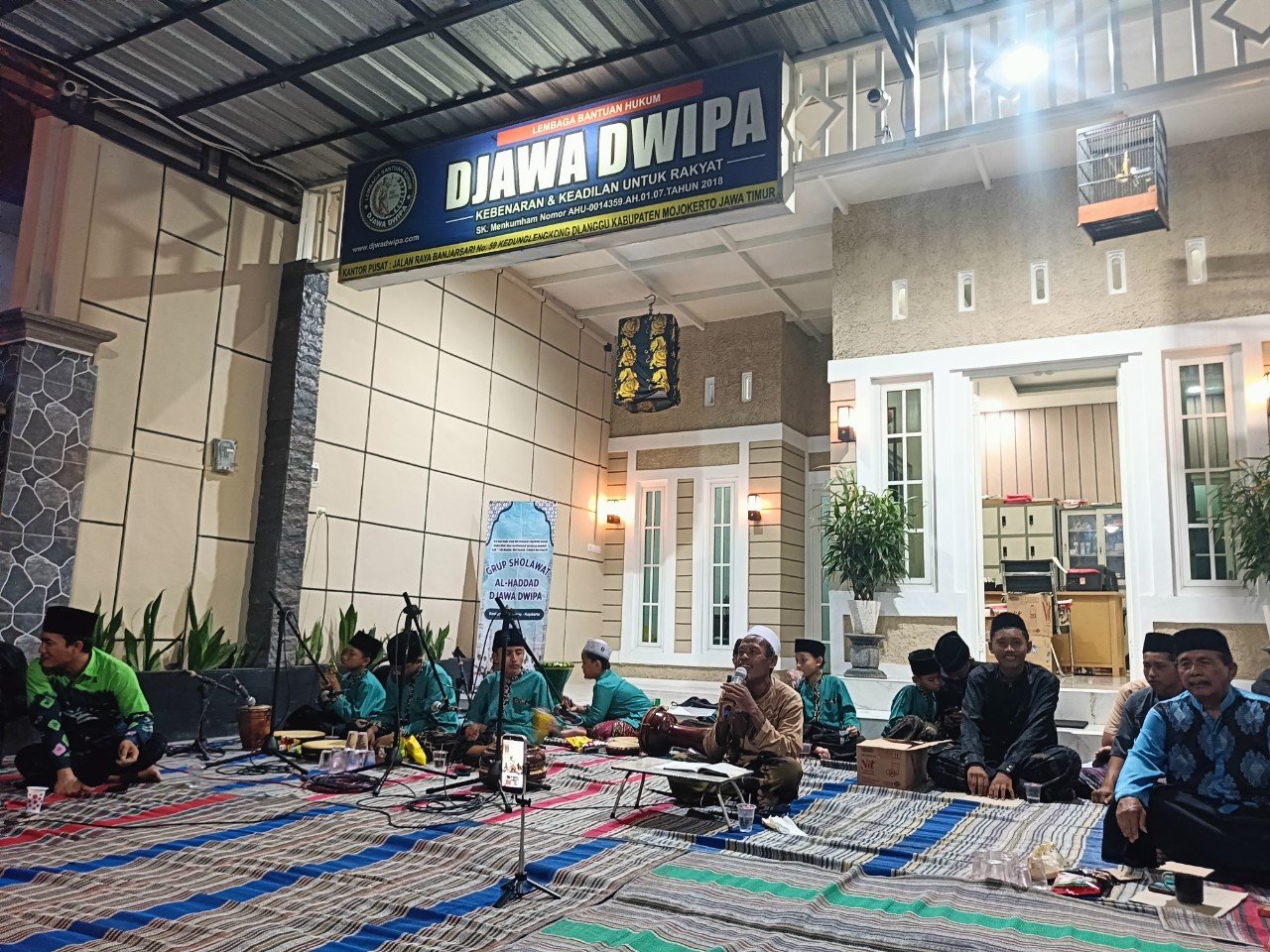 Rutinan Selawatan yang Ke-19, Direktur LBH Djawa Dwipa dan LKH Barracuda Jelaskan Investasi Terbaik untuk Generasi Penerus